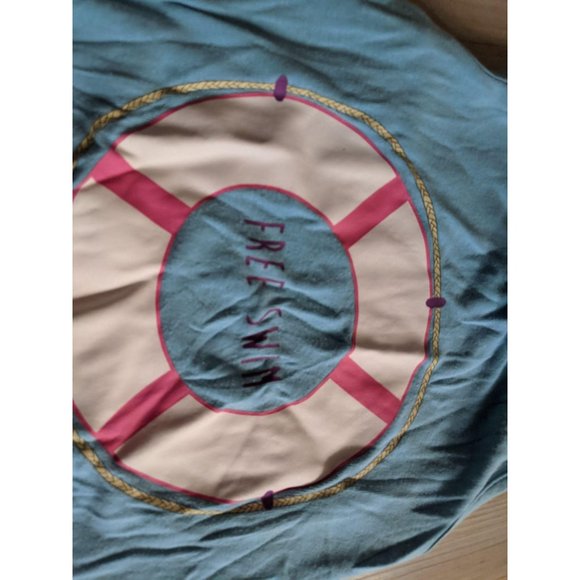 Gymboree‎ Blue Free Swim 100% Cotton Tank Top Sprin - Picture 2 of 4